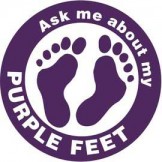 Purple-Foot-Sticker